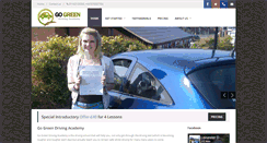 Desktop Screenshot of gogreendrivingacademy.co.uk
